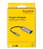 Delock Adaptér USB Type-C™ sítě 5 Gigabit LAN