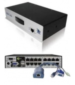 AdderView CATx, 1x16, lokální a vzdálená konzole