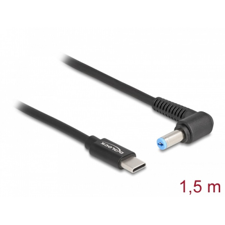Delock Nabíjecí kabel pro laptop, ze zástrčky rozhraní USB Type-C™ na zástrčku Acer 5,5 x 1,7 mm