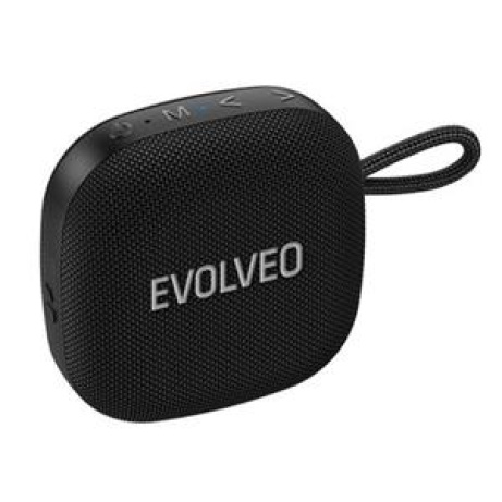 EVOLVEO TopSound, bezdrátový vodotěsný bluetooth reproduktor s rádiem, černý
