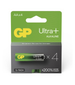 GP Alkalická baterie ULTRA PLUS AA (LR6)- 4ks