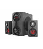 Reproduktory 2.1 60W GENESIS HELIUM 700BT, Bluetooth 4.2 + 1x jack 3,5mm, dřevo