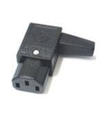 PremiumCord konektor IEC 320 C13 10A pravoúhlý