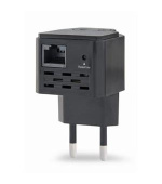 Gembird Eth WIFI repeater WNP-RP300-03 300 Mbps, černý