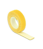 Delock Hook-and-loop fasteners L 1 m x W 13 mm roll yellow
