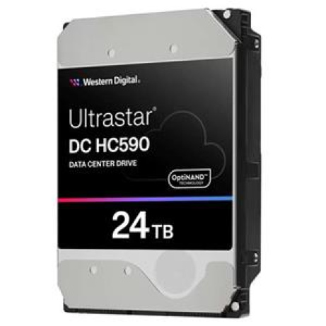WD Ultrastar HDD 24TB DC HC590 3.5in 26.1 512 7200RPM SATA ULTRA 512E SE NP3 WUH722624ALE6L4)