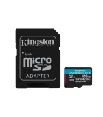 Kingston Canvas Go Plus A2/Micro SDXC/128GB/UHS-I U3 / Class 10/+ Adaptér
