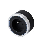 Zásuvkový modul Viking A30SB, stříbrno-černá/výstupy - 1xAC/výkon až 2500W/230V,16A,50Hz/Zásuvka typ