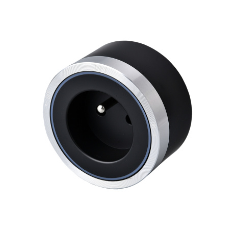 Zásuvkový modul Viking A30SB, stříbrno-černá/výstupy - 1xAC/výkon až 2500W/230V,16A,50Hz/Zásuvka typ