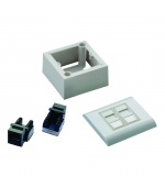 DATACOM UTP 2xRJ45 zásuvka Cat6 (pod i nad omítku)