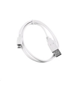 C-TECH Kabel USB 2.0 AM/Micro, 1m, bílý