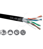 Instalační kabel Solarix CAT6A STP PE Fca 500m/cívka venkovní SXKD-6A-STP-PE