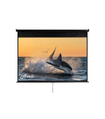 Nástěnné projekční plátno AVELI, 200x125cm (16:10) 92", černý tubus