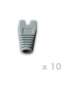 DATACOM Návlek pro plug RJ45 s výřezem šedý  (10ks)