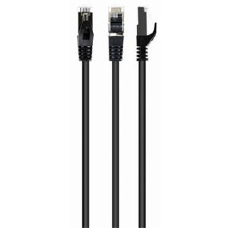 GEMBIRD Patch kabel S/FTP Cat. 6A LSZH, černý, 2 m