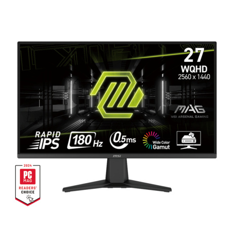 MSI MAG/275QF/27"/IPS/QHD/180Hz/0,5ms/Černá/3R
