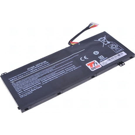 Baterie T6 Power pro Acer Aspire Nitro VN7-571, VN7-572, VN7-591, 4600mAh, 52Wh, 3cell, Li-pol