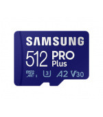 Samsung PRO Plus/micro SDXC/512GB/160MBps/UHS-I U3 / Class 10/+ Adaptér