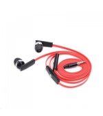 Gembird Sluchátka s mikrofone pro MP3,plochý kabel