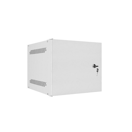 LANBERG RACKOVÁ SKŘÍŇ 10" NÁSTĚNNÁ 4U/280X310 PRO VLASTNÍ MONTÁŽ S KOVOVÝMI DVEŘMI ŠEDÁ -FLAT PACK