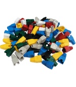 DATACOM Ochrana RJ45 s výřezem BÍLÁ (100ks)