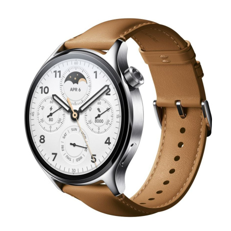 Xiaomi Watch S1 Pro GL/Silver/Elegant Band/Brown