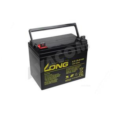 AVACOM Long Baterie 12V 34Ah olověný akumulátor DeepCycle AGM F4