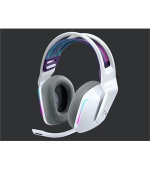 Logitech Headset G733 LightSpeed, bezdrátová RGB - bílé