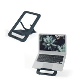 Leitz Ergo cestovní ultratenký stojan na notebook, hliníkový, tmavě šedý