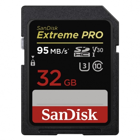 SanDisk Extreme PRO/SDHC/32GB/95MBps/UHS-I U3 / Class 10