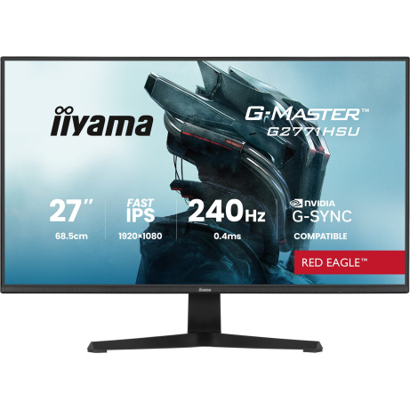 iiyama G-Master/G2771HSU-B1/27"/IPS/FHD/240Hz/0,4ms/Černá/3R