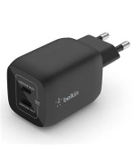 Belkin BOOST CHARGE™ Duální 65W USB-C Power Delivery GaN PPS nástěnná nabíječka, černá