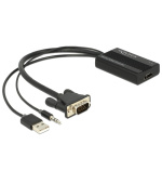 Delock VGA to HDMI Adapter with Audio
