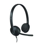 Logitech náhlavní souprava Headset H340, USB, černá