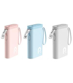 PEACH PE110 - tiskárna samolepících štítků, nabíjecí, modrá