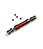 Kovová zadní hnací hřídel / kardan pro model Across- červený