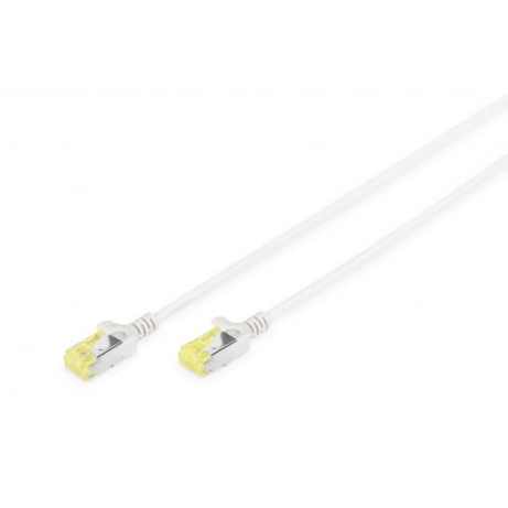 DIGITUS CAT 6A U-FTP slim patch cord, Cu, LSZH AWG 28/7, length 1.5 m, color grey