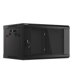 LANBERG RACK CABINET 19” WALL-MOUNT 6U/600X450 (FLAT PACK) V2 BLACK