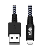 Kabel USB-A 2.0 / Lightning Synchronizace/Nabíjení, MFi Certified, Samec/Samec, 1.83m