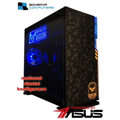 BOHEMIAPC - TOP HERNÍ RYZEN 7 8X4GHZ / 16GB DDR4 / 480GB SSD / STRIX RX580 8GB / RGB SERIES  - POWERED BY ASUS - BCR71800XRX580RGB