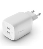 Belkin BOOST CHARGE™ Duální 65W USB-C Power Delivery GaN PPS nástěnná nabíječka, bílá