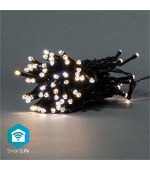 Nedis WIFILX02W50 SmartLife světelný řetěz | Tětiva | Wi-Fi | Teplé až chladné bílé | 50 LED's | 5.00 m | Android/IOS