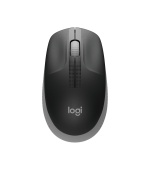 Logitech M190/Kancelářská/Optická/1 000 DPI/Bezdrátová USB/Šedá