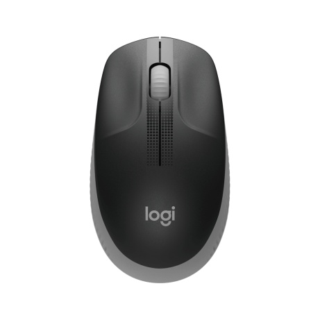 Logitech M190/Kancelářská/Optická/1 000 DPI/Bezdrátová USB/Šedá