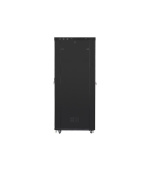 LANBERG Volně stojící skříň 19" 47U/800x1200 (v rozloženém stavu) skleněné dveře LCD černá (RAL9004)
