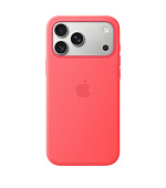 iPhone 17 Pro Max Silicone Case with MS – Br.Guava