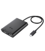 i-tec USB-C Dual 4K/60Hz (single 8K/30Hz) DP Video Adapter