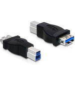 DeLock adaptér USB 3.0-B samec na USB 3.0 A samice