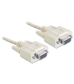Delock sériový kabel Null modem 9 pin samice/samice 1,8 m