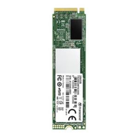 TRANSCEND MTE220S 256GB SSD disk M.2 2280, PCIe Gen3 x4 NVMe 1.3 (3D TLC), 3300MB/s R, 1250MB/s W